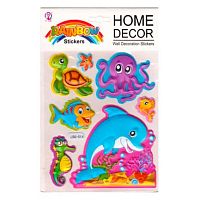 Наклейка 12*19 "Подводный мир" P12-7 АКн644