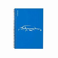 Тетрадь 80л. (клетка) EK пластик.обл. спираль "Mirage синяя" 61964