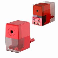 Точилка механическая EK "M-Cube" 56033 красная,с контейнером