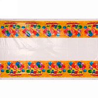 Скатерть "С днём рождения" 137*183см,ПВХ 904-0311