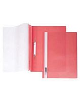 Скоросшиватель пластиковый А4 ХАТ прозр.верх.лист, 140/180мкм 00103 красный