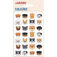 Набор многоразовых наклеек deVENTE "Dogs-stickers" 8002460 puff,объёмные,10*15см