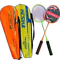 Бадминтон K-218 250-0648 3метал.ракетки 65см+чехол