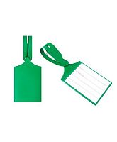 Бирка багажная ДПС 3238-109 ярко-зелёная 75*60мм,ПВХ