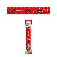 Линейка 15см EK "Crows Band" 57823 пластик,асс.