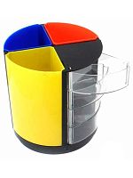 Подставка д/пиш.принадл. MAZARI "Landy" M-9304 вращающ.,7отд.,10*10.5см,разноцв.