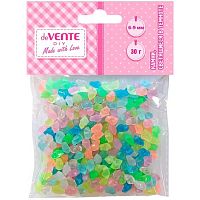Камни светящиеся в темноте deVENTE "Радужные кристаллы" 8001570 6-9мм,30г,в пластик.пакете