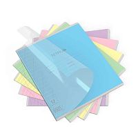 Тетрадь 12л. (кос.лин.) EK пластик.обл. "Классика CoverPrо ассорти" 60549