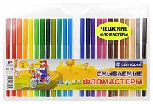 Фломастеры 24цв. CENTROPEN 7790/24ТР "Пингвин,Слон" в блистере