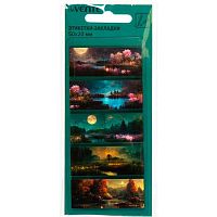 Набор самокл. этикеток-закладок deVENTE 50*20мм,5цв.*20л. "Nature" 2011505 пластик.