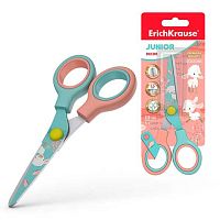 Ножницы детск. 13см EK "Junior Decor Curly Sheep" 58347 с принтом на лезвиях