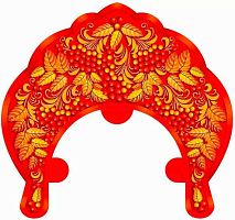 Кокошник "Листочки и ягоды" 30001754 картон