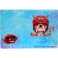 Покрытие настольное д/лепки deVENTE 43*29см "Ice Hockey" 8061222 пластик,500мкм