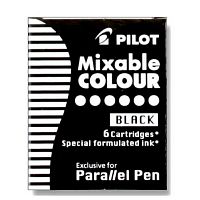 Картриджи д/перьевых ручек PILOT IC-P3-S6 (B) чёрный (6шт.) к/к