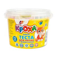 Тесто для лепки 12цв. ЛУЧ 35С 2305-08 с формочками