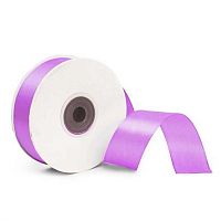 Лента 2,5см*22,85м атласная светло-сиреневая Микрос ч30843