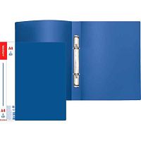 Папка 2 кольца 20мм deVENTE А4 "Daily" 3081407 синяя,непрозр.,пластик.600мкм,факт."песок"