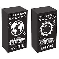 Ластик deVENTE "Turbo Galaxy" 8030612 чёрный,50*27*7мм