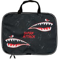 Сумка-планшет А4 deVENTE "Shark Attack" 3075103 текстил.,на молн.,текстил.ручки 24см