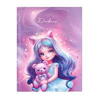 Дневник 1-11кл. КОКОС тв.обл. "Charming girl" 252529 глянц.лам.,девоч.