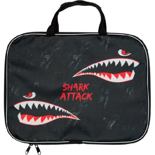 Сумка-планшет А4 deVENTE "Shark Attack" 3075103 текстил.,на молн.,текстил.ручки 24см