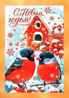 0.2-79-5581 Открытка С НГ (20шт) (подвеска) (МО)