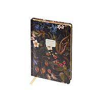 Ежедневник н/д А5 120л. BV кож.зам. "Flora. Лесные ягоды" 3-744/09 тв.обл.,зол.срез,беж.бум.,линейка