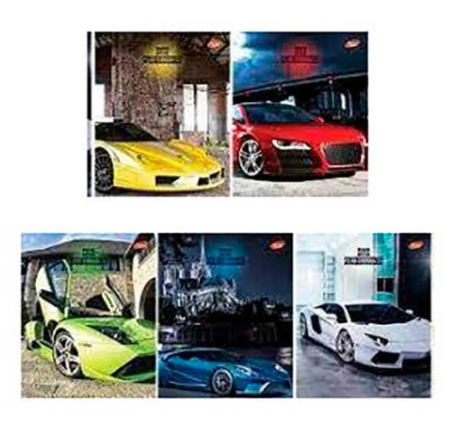 Тетрадь 48л. (клетка) КанцБиз "High performance: спортивные авто" 7851/5 твин-уф