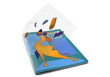 Записная книжка А5  32л. АППЛИКА "Йога-тайм" С6260-06 movie эффект,двойная обл.