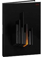 Бизнес-блокнот А4 120л. Проф-Пресс тв.обл. "Чёрный и жёлтый" Б120-6728 глян.лам.,цв.мел.обл.
