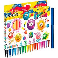 Фломастеры 18цв. deVENTE "Cosmo" 5082311 вент.колпачок,  к/к