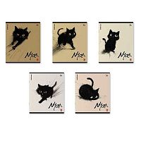 Тетрадь 36л. (клетка) EK "Blur Cat" 65656 асс.