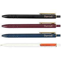 Ручка авт. масл. шар. Darvish "RT Gold" DV-15605 синяя,0,7мм,асс.