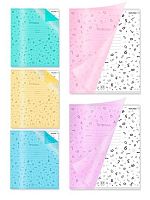 Тетрадь 12л. (клетка) Проф-Пресс пластик.обл. "Пастель школа" 12-8414 асс.