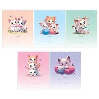 Тетрадь 12л. (кос.лин.) BG "Kitty love" 08913 асс.