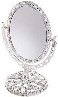Зеркало настол. "Версаль" 20см овал, серебро 439-1 (420-107)