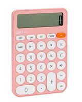 Калькулятор наст. 12разр. DELI EM124PINK (1801400) розовый,150*100мм