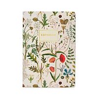 Тетрадь 40л. (клетка) BV "Луговые травы" 7-40-001/152 мел.карт.,мат.лам.софт-тач,беж.бум.,фольга