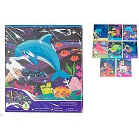 Гравюра - скретчинг 20,5*24см КОКОС 242303 (8шт.) асс.