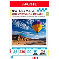 Фотобумага deVENTE А6 230г/м2 матовая односторонняя 100л. (2042511)
