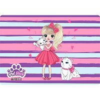 Покрытие настольное д/лепки deVENTE 33*23см "Pet Shop" 8061202 пластик,600мкм