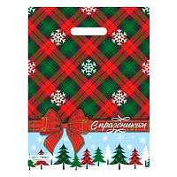 Пакет выруб. Миленд 30*40см "Новогодняя клетка" НФ-00047548  60мкм