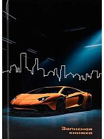 Записная книжка А7  48л. Проф-Пресс "Жёлтый автомобиль-5" ЗК48-0784 тв.обл.,глянц.лам.