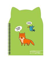 Записная книжка 180*250мм  80л. ФЕНИКС спираль "Тяжёлая неделя" 62751 глянц.,лам.,фигур.выруб.