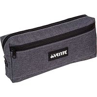Пенал-косметичка deVENTE 210*90*45 7020673 (70предм.) прямоуг.,тёмн.-серый,полиэстер,аппл.