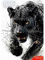 Пазлы 1000 Рыжий кот "Хищный взгляд пантеры" П1000-1963
