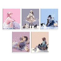 Тетрадь 48л. (клетка) ФЕНИКС "Романтика" 70916 выб.твин лак,мел.карт.,асс.