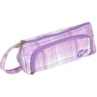 Пенал-косметичка deVENTE 210*85*85 "ME. Violet" 7026603 (70предм.) треуг.,фиолет.,текстил.ручка