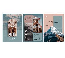 Тетрадь 96л. (клетка) А4 BG "Men's style" 11210 мат.лам.