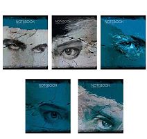 Тетрадь 48л. (клетка) ПЗБФ Премиум "Каменный взгляд" 023225 мат.лам.,софт-тач,асс.